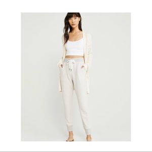 Reverse fleece joggers